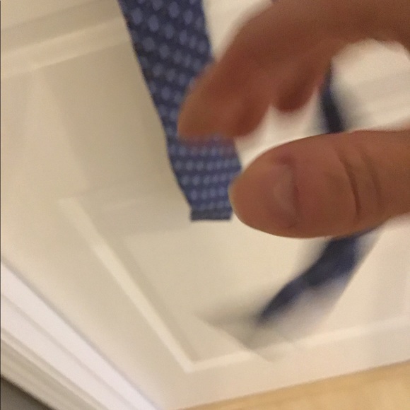 Arrow Necktie - Blue Geometric - Picture 5 of 5